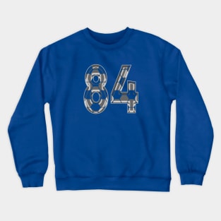 Soccer Number 84 Soccer Jersey #84 Soccer Mom Player Fan Crewneck Sweatshirt